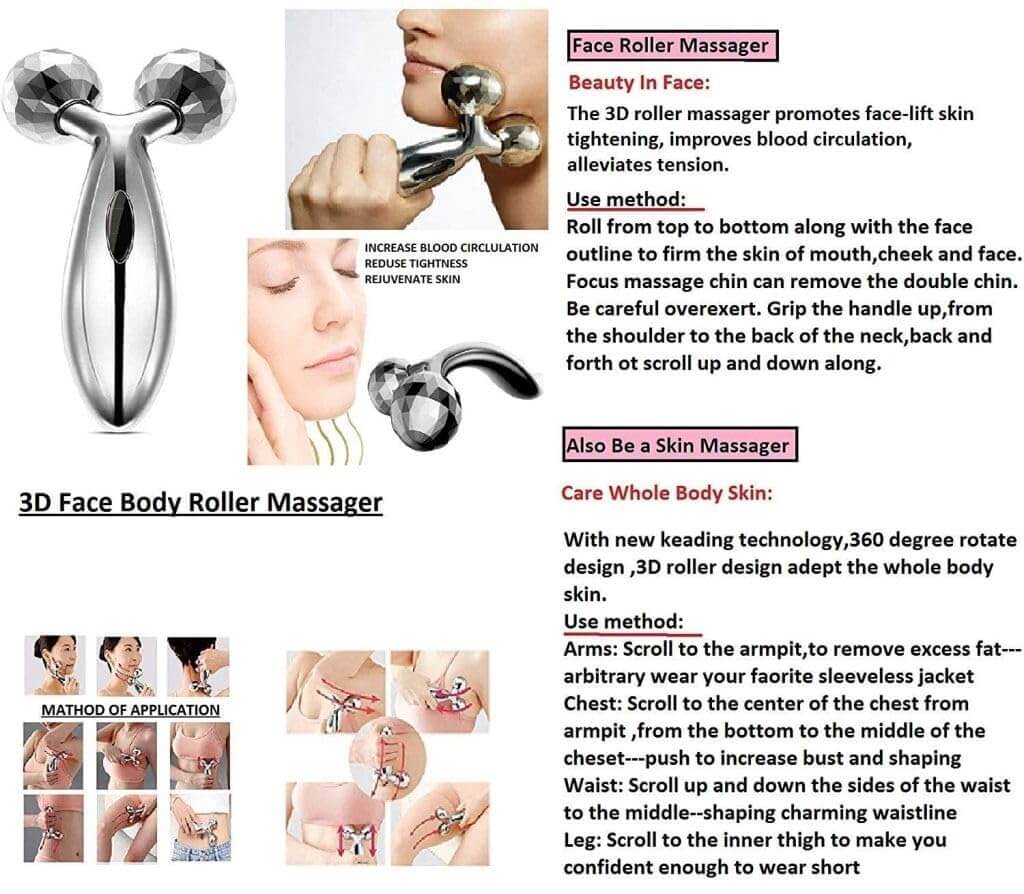 Veloria™ 3D Rollable Facial Massager