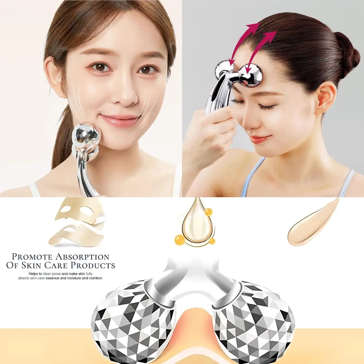 Veloria™ 3D Rollable Facial Massager