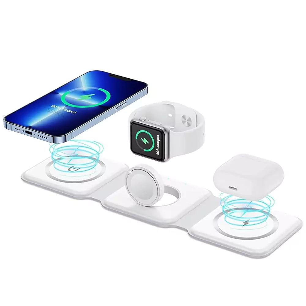 Depgeo® 3 in 1 Magnetic Foldable Wireless Pad