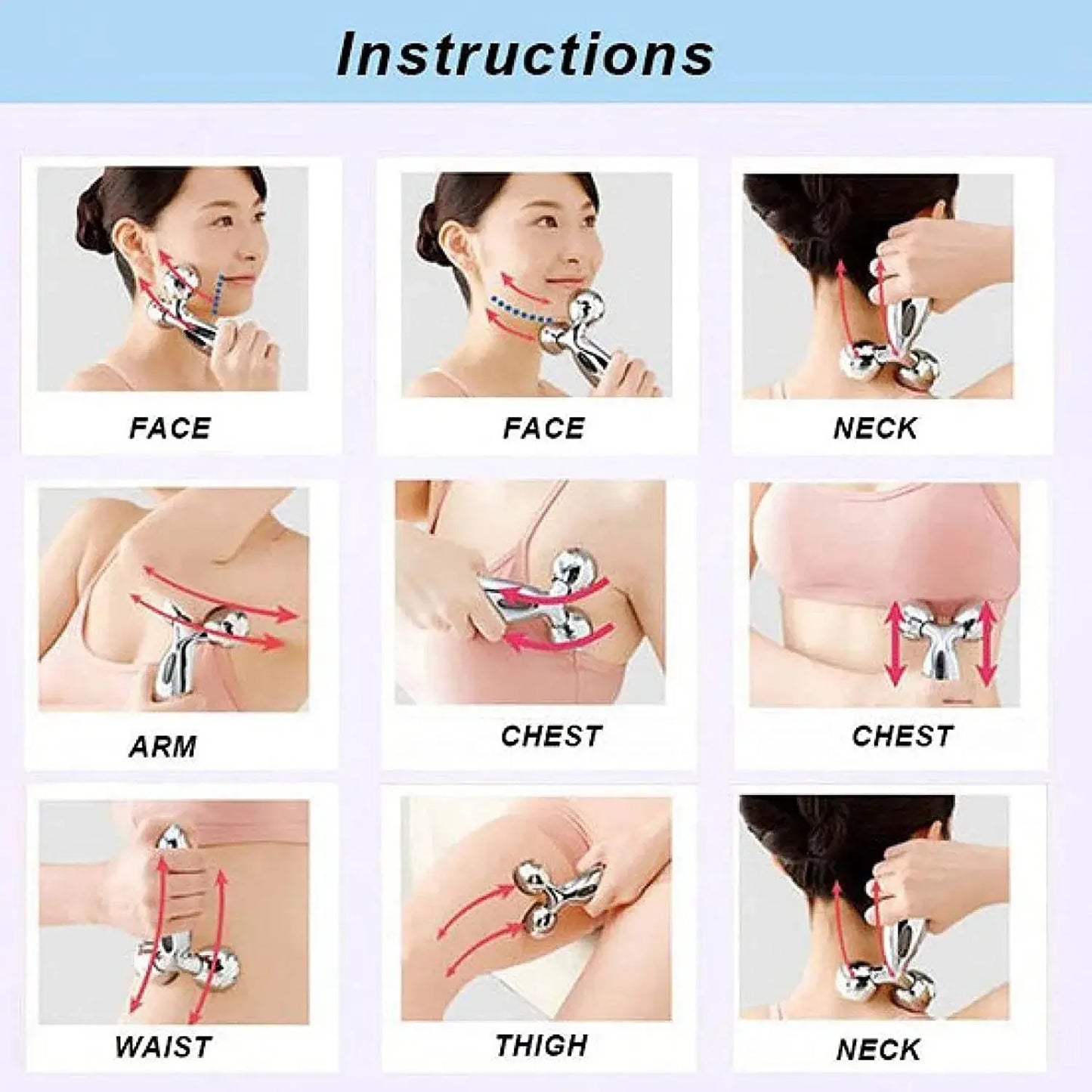 Veloria™ 3D Rollable Facial Massager