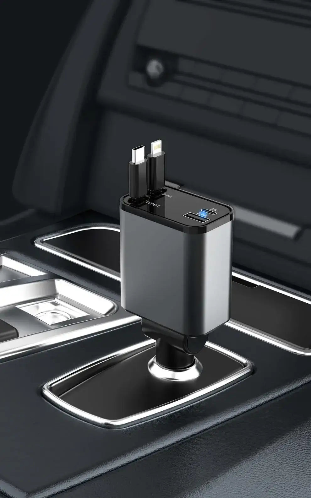 Cargeo® 4 in 1 Cable Car Charger 120 W