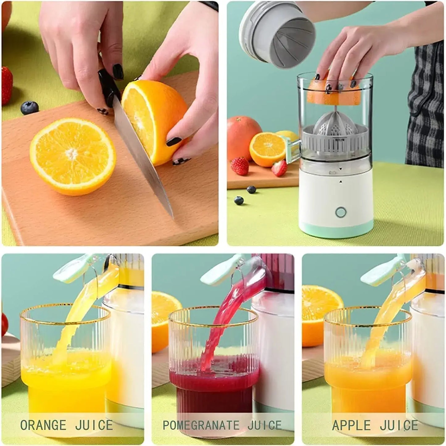 Pulsepure® Electric Citrus Fruit Juicer